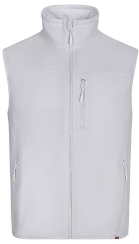 VELILLA Gilet in Pile, Bianco, M Unisex-Adulto