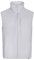 VELILLA Gilet in Pile, Bianco, M Unisex-Adulto