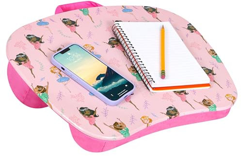 LAPGEAR MyStyle Tragbarer Schoßschreibtisch mit Kissen, Ballerina, passend für Laptops bis zu 39,6 cm (15,6 Zoll), Style Nr. 45324