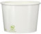 Monouso | 55 Tarrinas para Helados Ecológicas 260ml, Blancas, Sostenibles, Envases para Helados, Vasos para Postres, Tarrinas Desechables, Para Helados y Postres