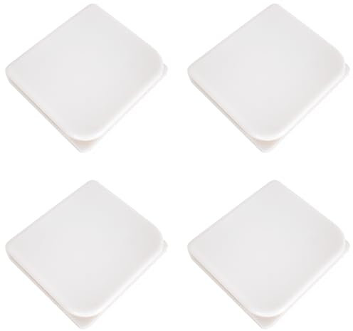 Dokeno 4 PCS Duschvorhang Clips,Shower Curtain Clips,Selbstklebend Vorhang Clips,spritzschutz Clips duschvorhang,Duschvorhang Befestigung,Anti Splash Winddicht Ohne Löcher zum Halten von Duschvorhang