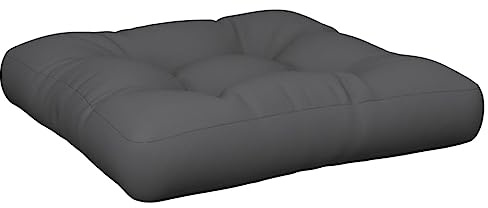 vidaXL Palettenkissen, Palettenpolster für Europaletten, Palettensofa Kissen Indoor Outdoor, Palettenauflage Sitzkissen, Anthrazit Stoff