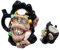 Vastu Novelty Chimp Monkey Wake Up and Bake Up Coffee Cup - Multifunctional Drinking Mug - Rasta Edition