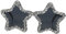 WATIIFUFU Bonbonfarbene Sonnenbrille Pentagramm-partybrille Bunte Rahmenlose Brille Trendig Randlose Sonnenbrille Star-sonnenbrille Für Herren Glitzernde Herzbrille Funkelnd Black Plastik