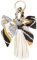 Beebeecraft 2 porte Clés avec Pompon et Nœud en Ruban de Soie Blanc pour Sac à Main Breloque Décorative pour Femme et Fille