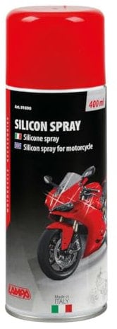 LAMPA 91690 Silicone Spray 400ml Protettivo e Lucidante, Funzione Impermeabilizzante per Auto e Moto