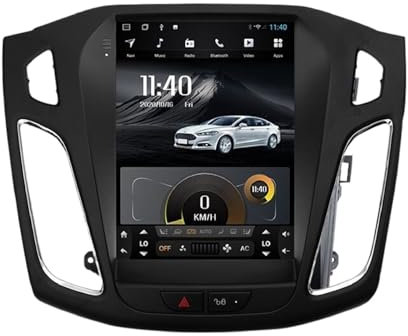 JINFOLI For Focus, 3 2011-2019 Autoradio Lettore video multimediale Navigazione GPS Supporto Telecamera posteriore Controllo vocale Bluetooth WIFI Impianto audio stereo per auto(DA8)
