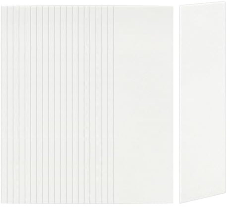 BENECREAT Löschpapier, 10,2 x 2,5 cm, weiße Tinte, Nachfüllblätter zum Entfernen von Tinte von der Oberfläche des Schreibpapiers, 20 Stück