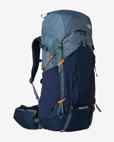 The North Face Unisex Trail Lite 65L Rucksack, Granite Grey/Summit Nav