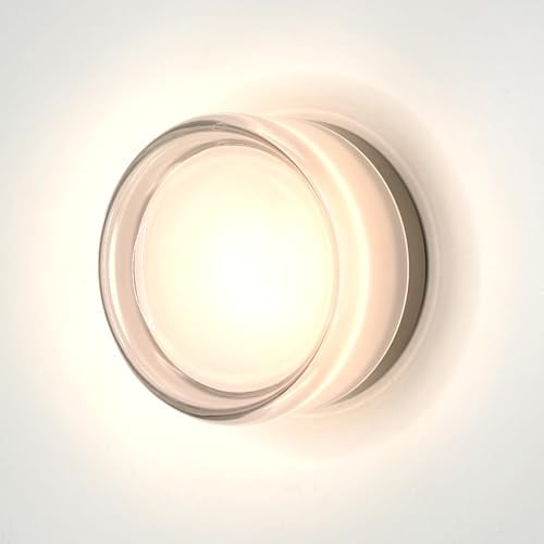 Gouzloyed Wandleuchte Innen LED,Warmweiß 3000K,9W,Weiß