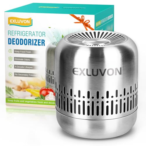Exluvon Fridge Deodoriser,More Effective Than Baking Soda & Charcoal Bags