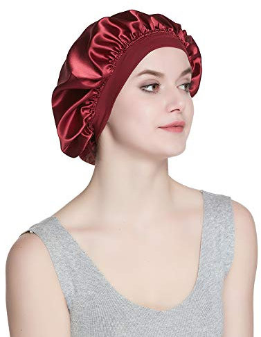 Alnorm Wide Band Satin MÜTze MÜTze Aus Seide Zum Schlafen