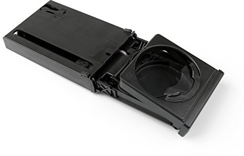 Topteng Porte-gobelet voiture, plaque d'extension voiture noire avant Cup Dash Support pour Au-di A4 B6 B7 2002-2008
