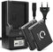CELLONIC, Batterie pour Caméra, Compatible avec Canon Digital IXUS 970 is, NB-5L, 850, 870, 90 (3.7V, 1120mAh) 2 Pièces + Chargeur