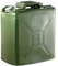 Bidón de gasolina de Metálico Recipientes gasoli Tanque de combustible Vertical de 50L/60L, lata de gasolina de Metal verde, tanque de gasolina de respaldo grueso, for motocicleta SUV ATV Dirt Bike co