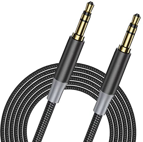 3.5mm Aux Cable Auxiliary Audio Cable, [6m] Braided Male to Male Headphone Cord Hi-Fi Sound Aux Cord Compatible for Car/Home Stereos,Speaker,Sony,Echo Dot,Headphones,Beats,iPod iPad etc.