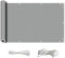 ZQXFZ Balkon - Sichtschutz 80x100cm Balkon Dekoration Oxford-Stoff Sichtschutz, SchattenküHlung, Uv-Schutz Ideal Zum Abdecken Von Balkonen Balkon Sichtschutz Balkonbespannung -Hellgrau.