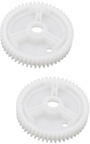 Mobestech 2 STK Scheibenwischermotorgetriebe Auto Wischergetriebemotor Motorgetriebe des Reglers Auto Motor Autowischer Auto Wischerarm Zahnrad Werkzeugzubehör Wagen Ausrüstung Weiß Abs