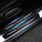 4 Stück Auto Einstiegsleisten Carbon Faser Aufkleber für Peugeot 208 2008 207 301 308 408 4008 508 5008 Rifter,Anti Scratch Türschweller Schutz Leisten Auto Zubehör,A