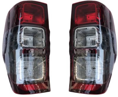 JTNDSHDP Rückleuchten für Ford Ranger 2012~2018,Rücklichter Blinker Bremslicht Rückfahrscheinwerfer Auto Rücklicht Zubehör