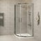 700 x 700 mm Quadrant Shower Enclosure with Tray Double Sliding Cubicle Door 6mm Safety Tempered Glass