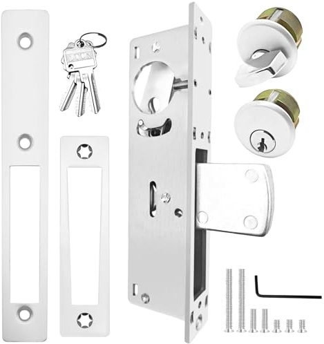 Storefront Door Mortise Lock, Commercial Door Locks with Cylinder Deadbolt