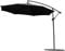 Harrier 3m Cantilever Parasol – Adjustable 3m Outdoor Patio Umbrella, Weather-Resistant Canopy | Optional LED Solar Lights & Bases [5 Colours] (Black, Parasol Only)