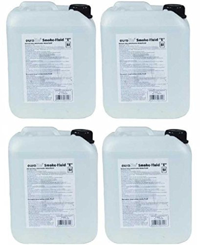 4x 5 L = 20 L Eurolite Smoke Nebel-Fluid, E (Extrem) Nebelfluid für Nebelmaschine