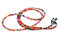 rainbow safety Brillenkette Brillenband Brillenhalter Schlangenkette Natürliche Edelstein Perlen Amazonit Achat Tigerauge Amethyst RC (Agate Light)