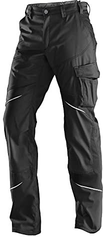 KÜBLER Workwear KÜBLER ACTIVIQ Damen-Arbeitshose schwarz, Größe 36, Damen-Damen-Arbeitshose aus Mischgewebe, leichte Damen-Arbeitshose