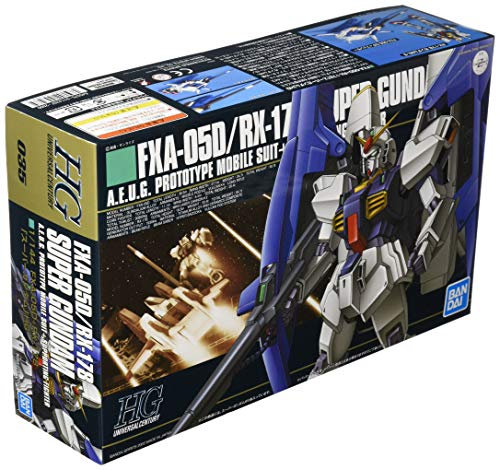 BANDAI SPIRITS HGUC 1/144 FXA-05D/RX178 SUPER GUNDAM - Gundam-Modellbausatz, 8+ Jahre, Nicht zusammenklappbar