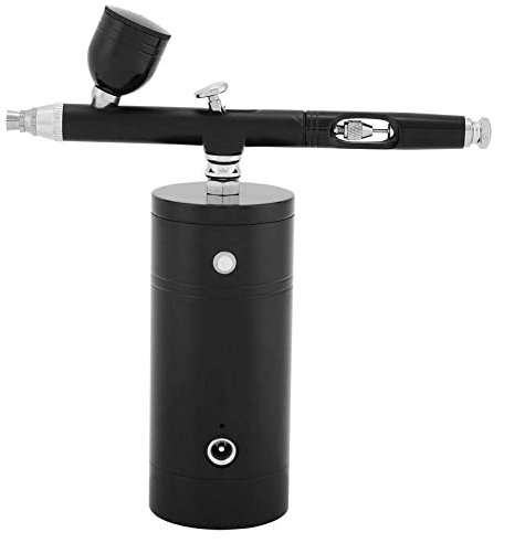 Compresor de Aire Negro 0,3 mm, Pistola de pulverización de 7 CC, Conjunto de Pintura por pulverización (Incluido con JY13721)