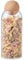 ORNAMI Clear Glass Kitchen Storage Jar with Cork Ball | Mason Food Canister Jar with Spherical Cork Lid | BPA-Free Pantry Organiser (1.2L)