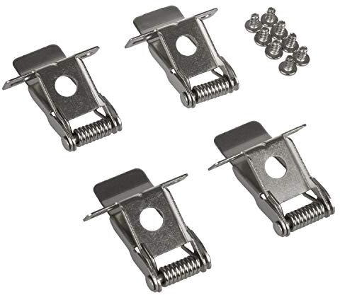 Maclean MCE544 4x Federklemmen Montage-Set für LED Panel Montageset Einbaukit Befestigungsmaterial