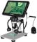Svbony SV604 LCD Digitales Mikroskop, 7 Zoll Bildschirm 1-1200x 12MP Mikroskop mit 8 LED Aufhellleuchten und Alu-Ständer, Elektronisches Mikroskop zum Erwachsene Löten von PCB Münzsammlung