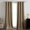MIULEE Beige Samtvorhang Ösen 2er Set 140X280, Blickdichte Vorhänge Samt für Deko Schlafzimmer Wohnzimmer, Wunderschön Weich Vorhang Verdunkelung Velvet Curtains, Verdunkelnd Samt Gardinen Blickdicht