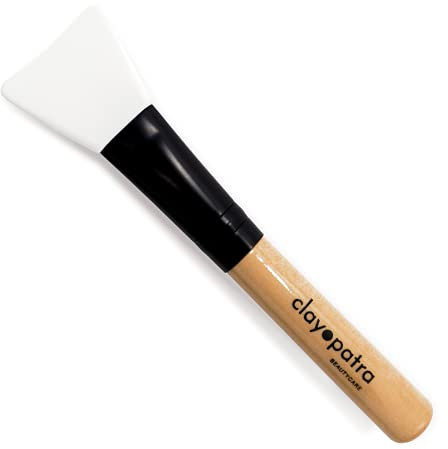 Clayopatra Beautycare Maskenpinsel Silikon Gesichtspinsel, veganes Kosmetik Pinsel Set für Beauty Masken,Maskenpinsel fürs Gesicht + gratis Pinseltasche (Maskenpinsel Silikon)
