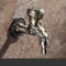 Robinets De Lavabo Pour Salle De Bain Fixation Murale En Alliage De Zinc Fixation Murale Bibcock Robinet De Jardin Extérieur Machine À Laver Mop Taps-B