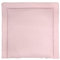 KraftKids Fasciatoio in doppio crepe rosa, 78 x 78 cm (larghezza x profondità), cuscino per fasciatoio