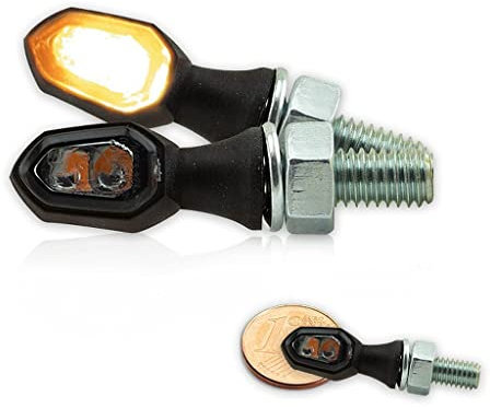 SMD-Blinker Vision, schwarz, getönt, E-geprüft für vorn und hinten