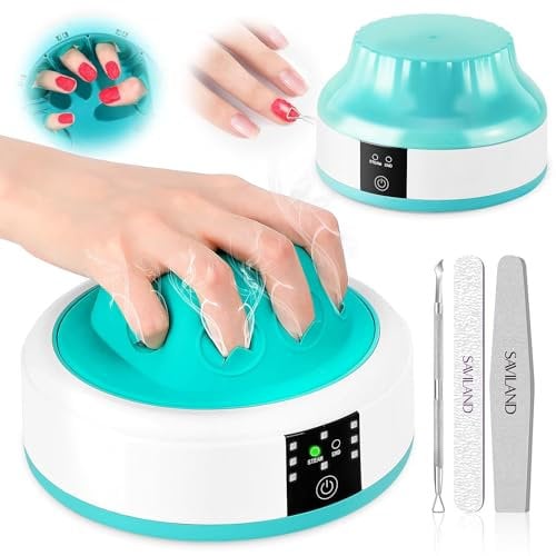 Saviland Nail Polish Remover Machine: Automatic Steam Nail Polish Remover Machine Portable U V Gel Nail Removal Heater Electric Gel Remover Nail Steamer Plug Nail Art Tools to Use Nail Salon Home