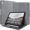 Bukoor iPad 10 Generation Hülle 2022 mit Innentasche und Stifthalter PU Leder Case Stoßfeste Smart Cover 10 9 Zoll Auto Schlaf/Aufwach Schutzhülle Vielseitiger Verstellbarer Ständer-Grau