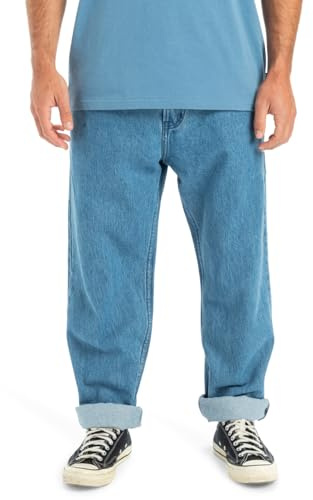 Quiksilver Men's Baggy Nineties Wash Jeans