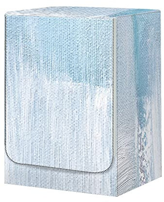 Odot Washer Dustproof Cover Front Load, Washing Machine Dryer Protector Sunscreen Waterproof Tumble Dryer Case Protective Cover for Most Front Loadi (M-capacity 8~10kg,graffiti blue)