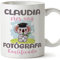 MUGFFINS Tazas Personalizadas para FOTÓGRAFA - En Español - Koalificados Personalizados - 11 oz / 330 ml - Regalo Personalizable original y divertido