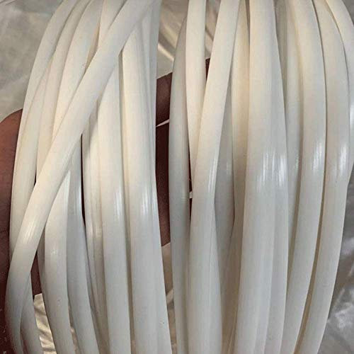 IBOWZ Tejido de ratán sintético Material Tejido de ratán sintético Blanco, Mimbre de plástico para Tejer y repatriables y sillas, Cesta de Almacenamiento