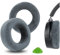 Geekria Comfort Ersatz-Ohrpolster für Beyerdynamic DT 700/900 PRO X Kopfhörer, extra dick, Velours, Ersatzteile (grau)
