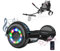 VOUUK Hoverboard de 6.5 avec siège,Hoverborad avec Kart équipé de Bluetooth et Lumières Led, idéaux pour les enfants
