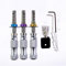 HUK Lot de 3 outils de crochetage tubulaires avec 1 serrure tubulaire transparente, ensemble d'outils de serrurier professionnel