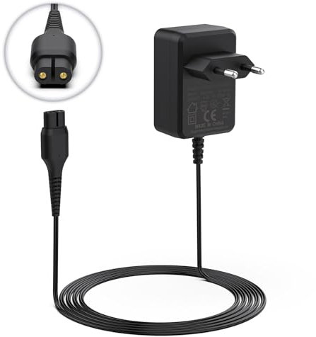One Blade Ladekabel 4.3V Ladegerät für Philips OneBlade QP2520 QP2570 QP2620 MG3730 MG3720 MG5720 MG5730 BT3208 BT3206 A00390 Rasierer Shaver Netzteil Kabel